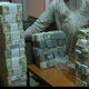 Cash recovered from Yakubu Andrew by EFCC.